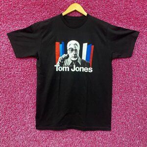 Stanley Stella Mens Black Tom Jones 2021 Tour T-Shirt L